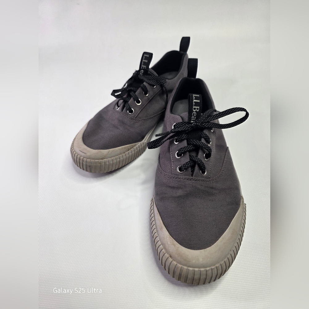 L.L. Bean Gray and Cream Men's Sneakers
